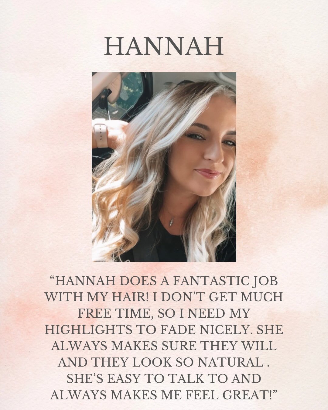 Stylist Hannah